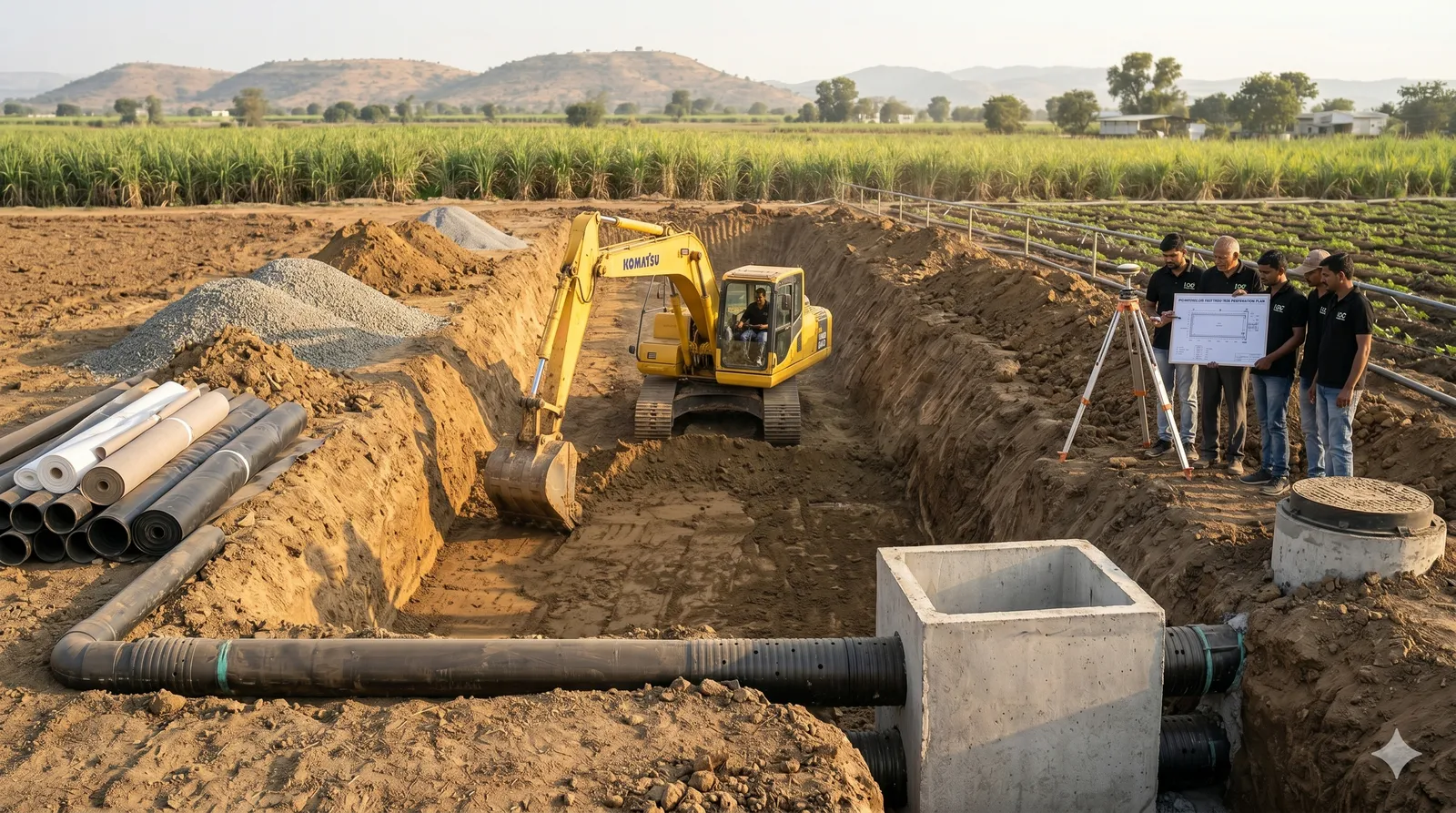 Aquaculture Pond Construction